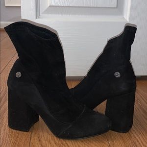Chunky heel Booties